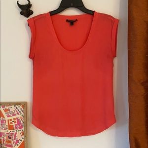 J crew top, size 0, salmon/pink